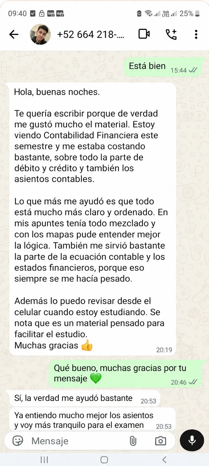 Testimonio de cliente 2